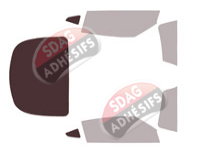 Gabarit vitrage - kit 3/4 arrière - Nissan Z (1) Coupé 2 portes (depuis 2022) Gabarit vitrage - kit 3/4 arrière - Nissan Z (1) Coupé 2 portes (depuis 2022)