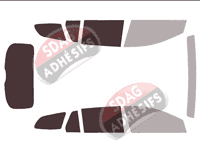 Gabarit vitrage - kit 3/4 arrière - Opel Insignia (B) Tourer 5 portes (2017 - 2022)