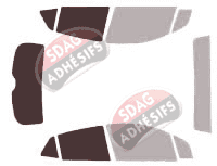 Gabarit vitrage - kit 3/4 arrière - Buick Encore (1) 5 portes (2012 - 2020) Gabarit vitrage - kit 3/4 arrière - Buick Encore (1) 5 portes (2012 - 2020)