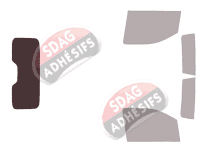 Gabarit vitrage - kit 3/4 arrière - Opel Vivaro (C) Utilitaire 4-5 portes (depuis 2019) Gabarit vitrage - kit 3/4 arrière - Opel Vivaro (C) Utilitaire 4-5 portes (depuis 2019)