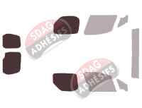 Gabarit vitrage - kit 3/4 arrière - Peugeot Partner (2) Utilitaire 6 portes (2008 - 2018) Gabarit vitrage - kit 3/4 arrière - Peugeot Partner (2) Utilitaire 6 portes (2008 - 2018)