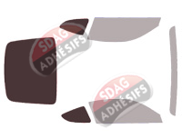 Gabarit vitrage - kit 3/4 arrière - Porsche 718 (1) Cayman Coupe 3 portes (2014 - 2025) Gabarit vitrage - kit 3/4 arrière - Porsche 718 (1) Cayman Coupe 3 portes (2014 - 2025)