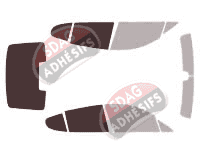 Gabarit vitrage - kit 3/4 arrière - Porsche Panamera (1) 4 portes (2010 - 2014) Gabarit vitrage - kit 3/4 arrière - Porsche Panamera (1) 4 portes (2010 - 2014)