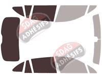Gabarit vitrage - kit 3/4 arrière - Porsche Panamera (2) Sport T Hayon 5 portes (depuis 2018) Gabarit vitrage - kit 3/4 arrière - Porsche Panamera (2) Sport T Hayon 5 portes (depuis 2018)