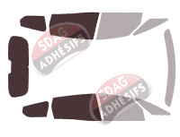 Gabarit vitrage - kit 3/4 arrière - Renault Grand Scenic (4) 5 portes (2017 - 2023) Gabarit vitrage - kit 3/4 arrière - Renault Grand Scenic (4) 5 portes (2017 - 2023)
