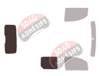 Gabarit vitrage - kit 3/4 arrière - Renault Kangoo (2) Utilitaire 4 portes (2008 - 2022) Gabarit vitrage - kit 3/4 arrière - Renault Kangoo (2) Utilitaire 4 portes (2008 - 2022)