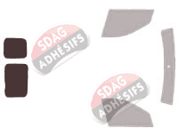 Gabarit vitrage - kit 3/4 arrière - Dacia Logan (1) Utilitaire 6 portes (2007 - 2014) Gabarit vitrage - kit 3/4 arrière - Dacia Logan (1) Utilitaire 6 portes (2007 - 2014)