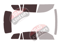 Gabarit vitrage - kit 3/4 arrière - Skoda Kodiaq (1) 5 portes (2017 - 2023) Gabarit vitrage - kit 3/4 arrière - Skoda Kodiaq (1) 5 portes (2017 - 2023)