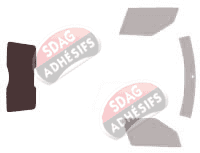Gabarit vitrage - kit 3/4 arrière - Skoda Praktik Utilitaire 5 portes (2006 - 2015)