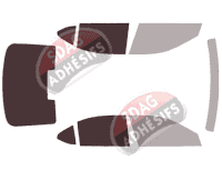 Gabarit vitrage - kit 3/4 arrière - Skoda Superb (3) Berline 5 portes (2015 - 2023)