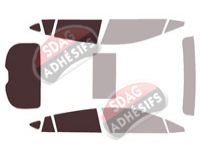 Gabarit vitrage - kit 3/4 arrière - Subaru Impreza (6) 5 portes (depuis 2023) Gabarit vitrage - kit 3/4 arrière - Subaru Impreza (6) 5 portes (depuis 2023)