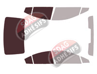 Gabarit vitrage - kit 3/4 arrière - Subaru Impreza (6) Berline 4 portes (depuis 2022) Gabarit vitrage - kit 3/4 arrière - Subaru Impreza (6) Berline 4 portes (depuis 2022)