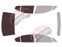 Gabarit vitrage - kit 3/4 arrière - Subaru Impreza (4) WRX Berline 4 portes (2014 - 2017) Gabarit vitrage - kit 3/4 arrière - Subaru Impreza (4) WRX Berline 4 portes (2014 - 2017)