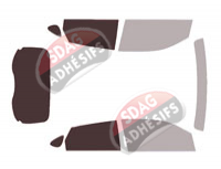 Gabarit vitrage - kit 3/4 arrière - Suzuki Fronx (1) 5 portes (depuis 2023) Gabarit vitrage - kit 3/4 arrière - Suzuki Fronx (1) 5 portes (depuis 2023)