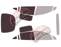 Gabarit vitrage - kit 3/4 arrière - Tesla Model X (1) 5 portes (2016 - 2022) Gabarit vitrage - kit 3/4 arrière - Tesla Model X (1) 5 portes (2016 - 2022)