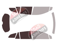 Gabarit vitrage - kit 3/4 arrière - Suzuki Swace (1) Break 5 portes (depuis 2020) Gabarit vitrage - kit 3/4 arrière - Suzuki Swace (1) Break 5 portes (depuis 2020)