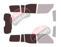 Gabarit vitrage - kit 3/4 arrière - Toyota Land Cruiser (14) 5 portes (depuis 2024) Gabarit vitrage - kit 3/4 arrière - Toyota Land Cruiser (14) 5 portes (depuis 2024)