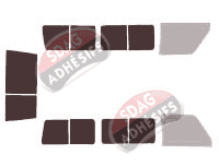 Gabarit vitrage - kit 3/4 arrière - Toyota Land Cruiser (7) Fourgon Break 2 Portes Arriéres 4 portes (1984 - 2010) Gabarit vitrage - kit 3/4 arrière - Toyota Land Cruiser (7) Fourgon Break 2 Portes Arriéres 4 portes (1984 - 2010)