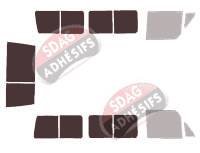 Gabarit vitrage - kit 3/4 arrière - Toyota Land Cruiser (7) Fourgon Break 2 Portes Arriéres 4 portes (1984 - 2010) Gabarit vitrage - kit 3/4 arrière - Toyota Land Cruiser (7) Fourgon Break 2 Portes Arriéres 4 portes (1984 - 2010)