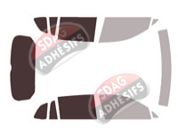 Gabarit vitrage - kit 3/4 arrière - Volkswagen Tiguan (3) 5 portes (depuis 2024) Gabarit vitrage - kit 3/4 arrière - Volkswagen Tiguan (3) 5 portes (depuis 2024)