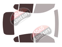 Gabarit vitrage - kit 3/4 arrière - Volvo C40 / EC40 (1) Recharge 5 portes (depuis 2022) Gabarit vitrage - kit 3/4 arrière - Volvo C40 / EC40 (1) Recharge 5 portes (depuis 2022)