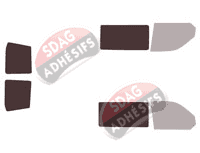 Gabarit vitrage - kit 3/4 arrière - Volkswagen Transporter T5 (5) Utilitaire 4/5 portes (2003 - 2015) Gabarit vitrage - kit 3/4 arrière - Volkswagen Transporter T5 (5) Utilitaire 4/5 portes (2003 - 2015)