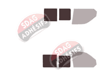 Gabarit vitrage - kit 3/4 arrière - Volkswagen Transporter T5 (5) Utilitaire 5 portes (2003 - 2015) Gabarit vitrage - kit 3/4 arrière - Volkswagen Transporter T5 (5) Utilitaire 5 portes (2003 - 2015)