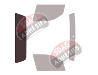 Gabarit vitrage - kit 3/4 arrière - Volkswagen Amarok (1) Pick-Up 2 portes (2010 - 2020) Gabarit vitrage - kit 3/4 arrière - Volkswagen Amarok (1) Pick-Up 2 portes (2010 - 2020)