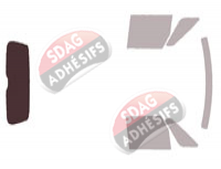 Gabarit vitrage - kit 3/4 arrière - Volkswagen id-Buzz (1) Cargo Utilitaire 4/5 portes (depuis 2023)