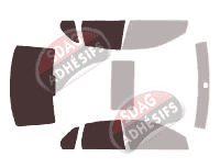 Gabarit vitrage - kit 3/4 arrière - Volkswagen Jetta (5) Berline 4 portes (2005 - 2010)
