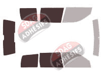 Gabarit vitrage - kit 3/4 arrière - Volkswagen Polo (3) Break 5 portes (1994 - 2000) Gabarit vitrage - kit 3/4 arrière - Volkswagen Polo (3) Break 5 portes (1994 - 2000)