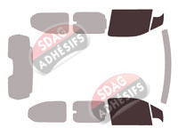 Gabarit vitrage - kit vitres avant - Toyota ProAce City (1) Long 4-5 portes (depuis 2018) Gabarit vitrage - kit vitres avant - Toyota ProAce City (1) Long 4-5 portes (depuis 2018)