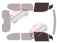 Gabarit vitrage - kit vitres avant - Citroën Berlingo (3) Long 4-5 portes (depuis 2018) Gabarit vitrage - kit vitres avant - Citroën Berlingo (3) Long 4-5 portes (depuis 2018)