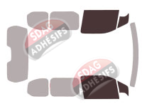 Gabarit vitrage - kit vitres avant - Citroën Berlingo (3) Court 4-5 portes (depuis 2018) Gabarit vitrage - kit vitres avant - Citroën Berlingo (3) Court 4-5 portes (depuis 2018)