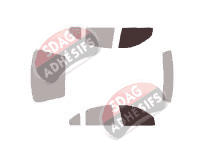 Gabarit vitrage - kit vitres avant - Pontiac Grand Am (5) Berline 4 portes (1999 - 2006)