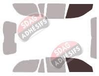 Gabarit vitrage - kit vitres avant - Rover 75 Break 5 portes (1999 - 2005)