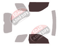 Gabarit vitrage - kit vitres avant - Suzuki Grand Vitara (3) 3 portes (2005 - 2015) Gabarit vitrage - kit vitres avant - Suzuki Grand Vitara (3) 3 portes (2005 - 2015)