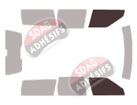 Gabarit vitrage - kit vitres avant - Volvo V70 (1) Break 5 portes (1996 - 2001)