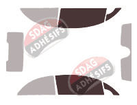 Gabarit vitrage - kit vitres avant - Citroën C3 (1) Pluriel Cabriolet 2 portes (2003 - 2011)