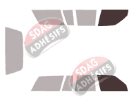 Gabarit vitrage - kit vitres avant - Chevrolet Cavalier (2) Wagon Break 5 portes (1988 - 1995)