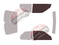 Gabarit vitrage - kit vitres avant - Peugeot 306 (1) 3 portes (1998 - 2002) Gabarit vitrage - kit vitres avant - Peugeot 306 (1) 3 portes (1998 - 2002)