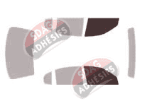 Gabarit vitrage - kit vitres avant - Chevrolet Classic Berline 4 portes (2004 - 2007)