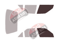 Gabarit vitrage - kit vitres avant - Peugeot 405 Berline 4 portes (1987 - 1997)
