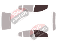 Gabarit vitrage - kit vitres avant - Chevrolet Cobalt Berline 4 portes (2004 - 2010)