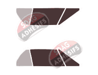 Gabarit vitrage - kit vitres avant - Peugeot 306 (1) Cabriolet 2 portes (1993 - 2002) Gabarit vitrage - kit vitres avant - Peugeot 306 (1) Cabriolet 2 portes (1993 - 2002)