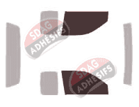 Gabarit vitrage - kit vitres avant - Chevrolet Colorado (1) Ext Cab Pick-up 2 portes (2003 - 2012) Gabarit vitrage - kit vitres avant - Chevrolet Colorado (1) Ext Cab Pick-up 2 portes (2003 - 2012)