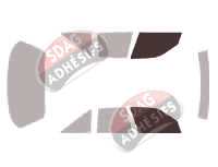 Gabarit vitrage - kit vitres avant - Chevrolet Corsica Berline 4 portes (1987 - 1996)
