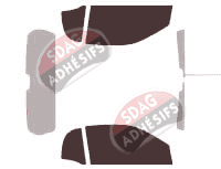 Gabarit vitrage - kit vitres avant - Smart ForTwo (2) Coupe 3 portes (2007 - 2014) Gabarit vitrage - kit vitres avant - Smart ForTwo (2) Coupe 3 portes (2007 - 2014)