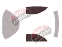 Gabarit vitrage - kit vitres avant - Chevrolet Corvette (5) C5 Coupe 3 portes (1997 - 2004)