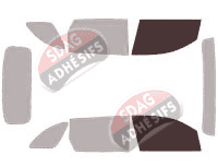 Gabarit vitrage - kit vitres avant - Suzuki Grand Vitara (3) XL7 5 portes (2006 - 2018) Gabarit vitrage - kit vitres avant - Suzuki Grand Vitara (3) XL7 5 portes (2006 - 2018)